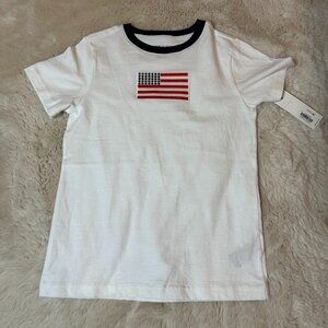 NEW - Janie and Jack The Flag Tee - Boys size 7